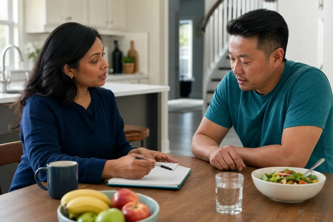 Clinician-guided care planning related to weight management through telehealth