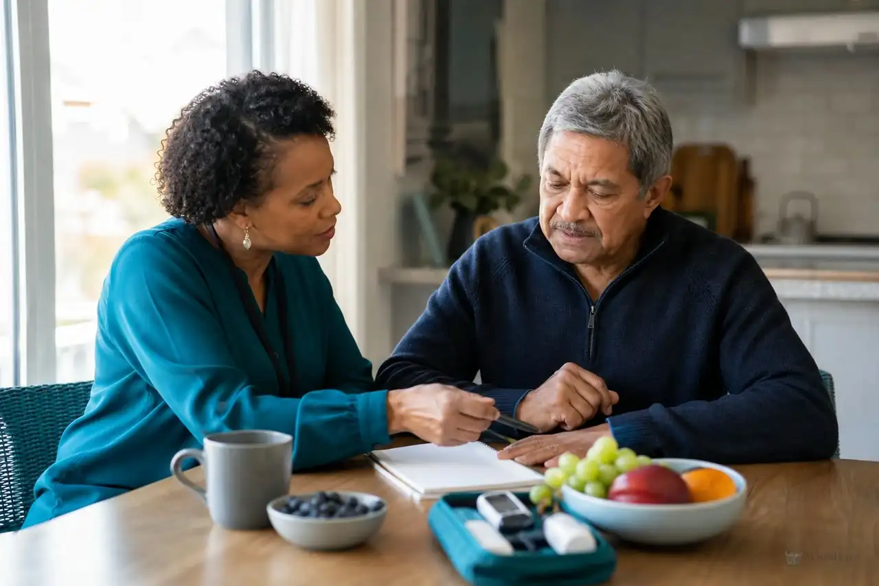 Clinician-guided care planning related to daily diabetic foot care
