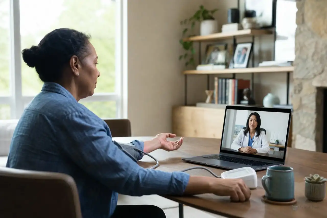 Clinician-guided care planning related to blood pressure and headache concerns