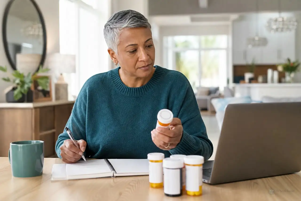 Patient preparing practical notes for GLP-1 medication questions