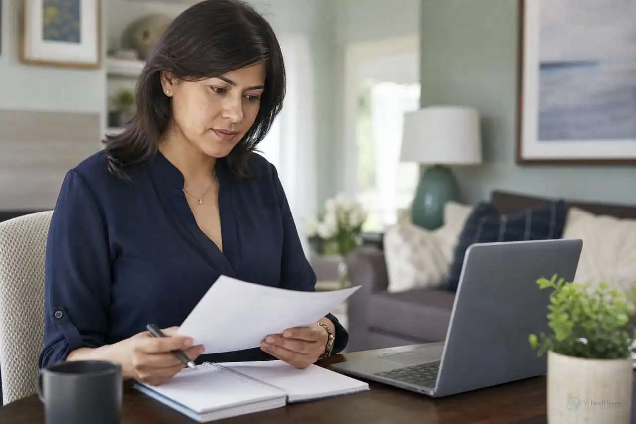 Patient preparing practical notes for changing primary-care practices and transferring records