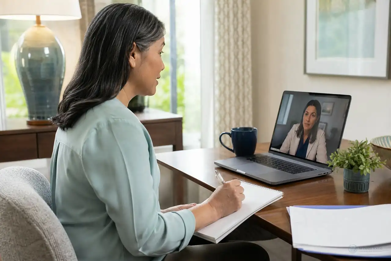 Clinician-guided care planning related to telehealth privacy and security