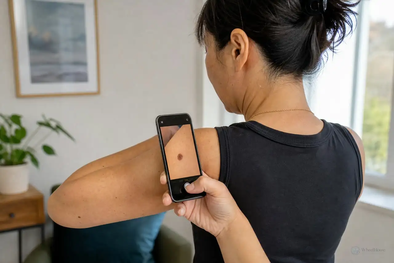 Clinician-guided care planning related to skin-cancer warning signs and the ABCDE check