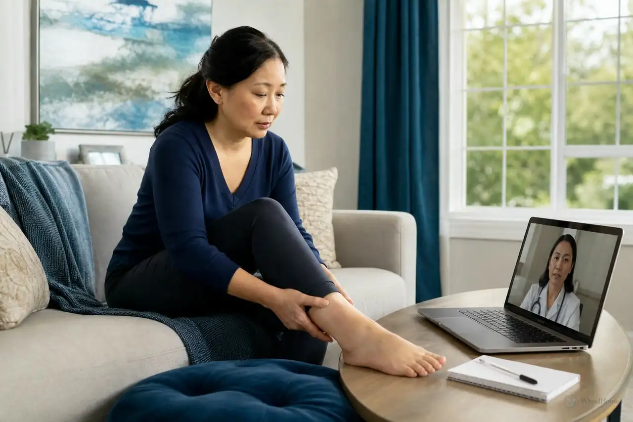 WheelHouse Health guide to ankle or leg swelling