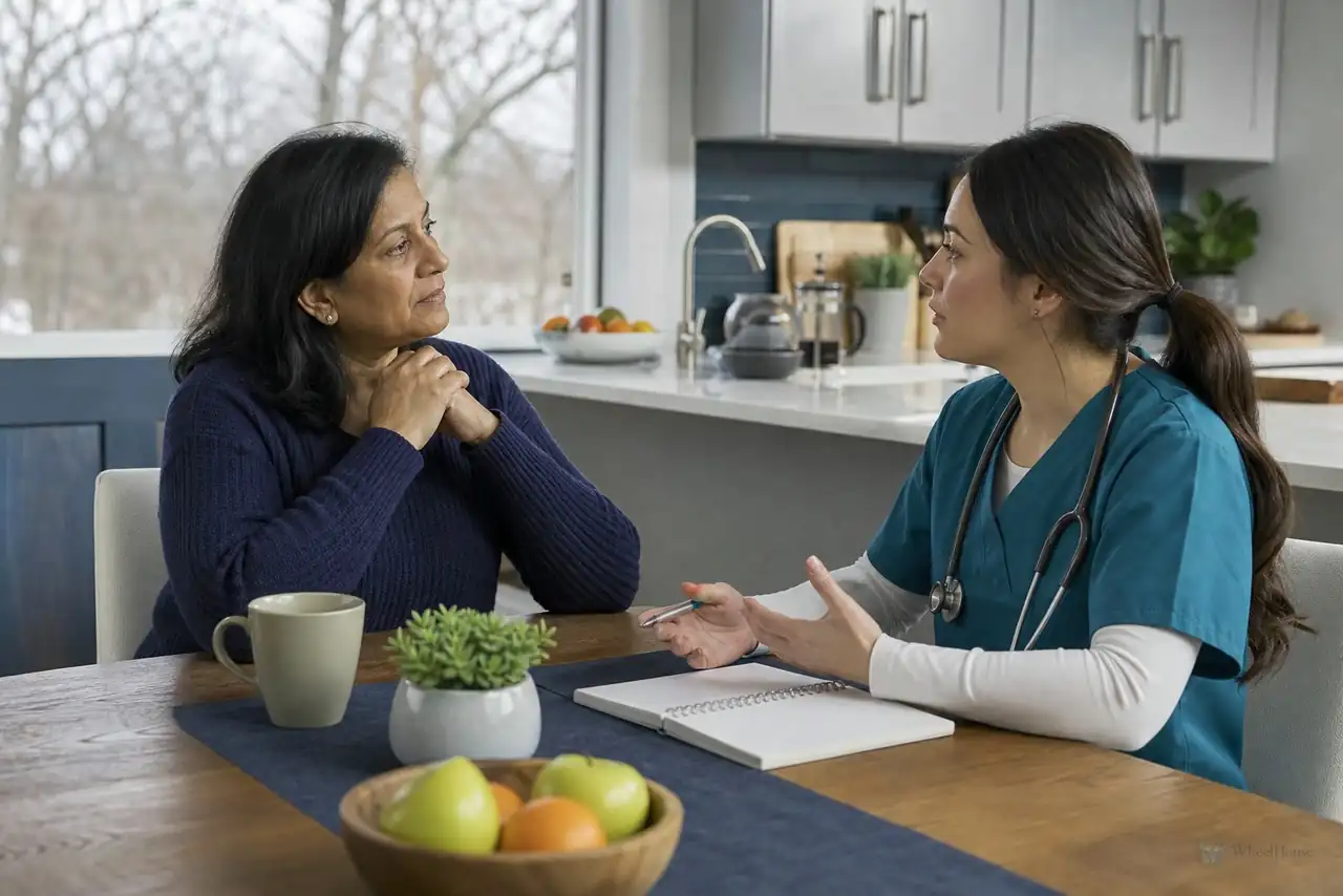 Clinician-guided care planning related to joint pain that seems worse in cold weather