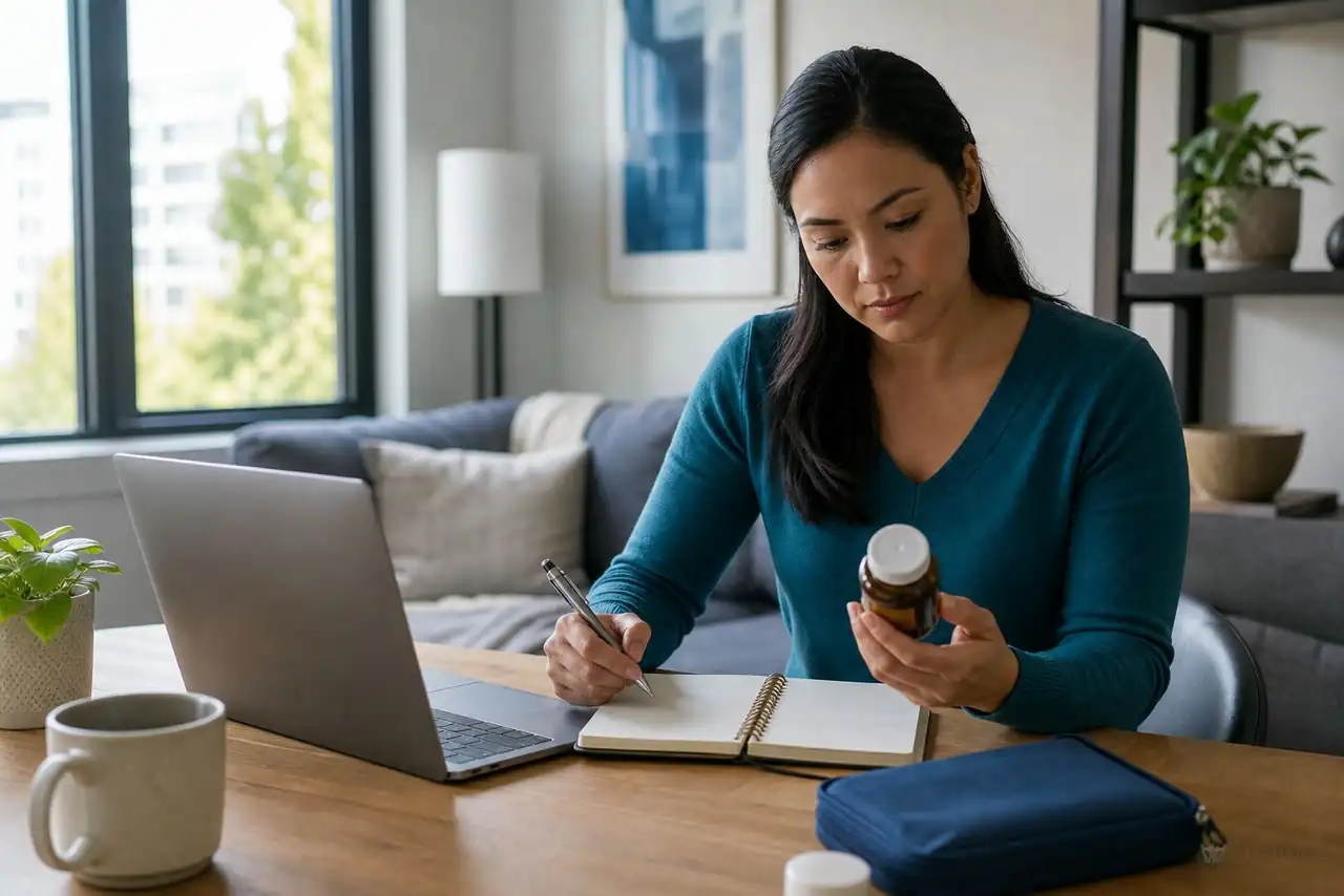 Patient preparing practical notes for using a membership primary-care model