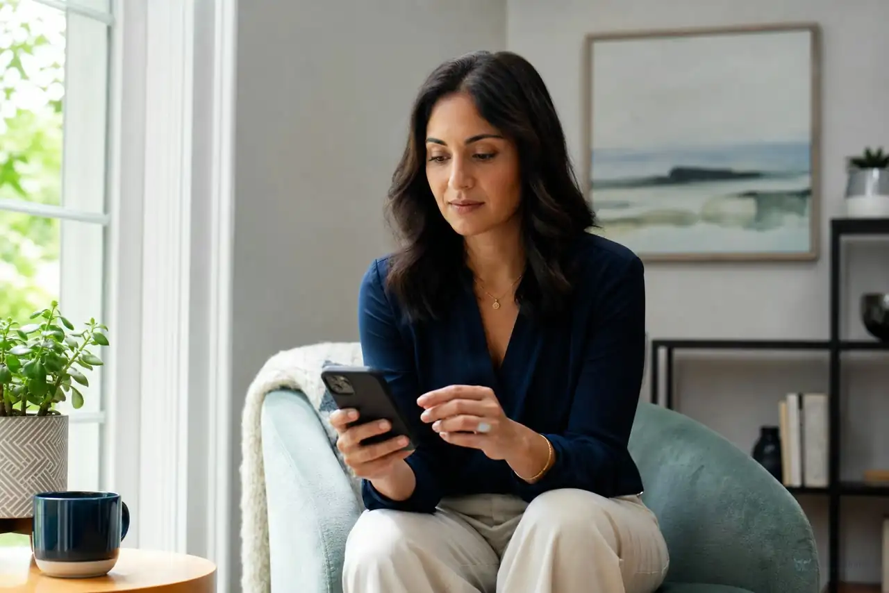 WheelHouse Health guide to secure non-urgent text chat with a nurse practitioner