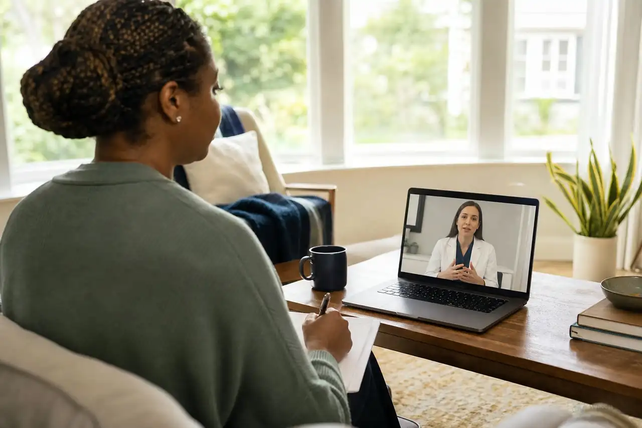 Clinician-guided care planning related to choosing between telehealth, urgent care, and emergency care