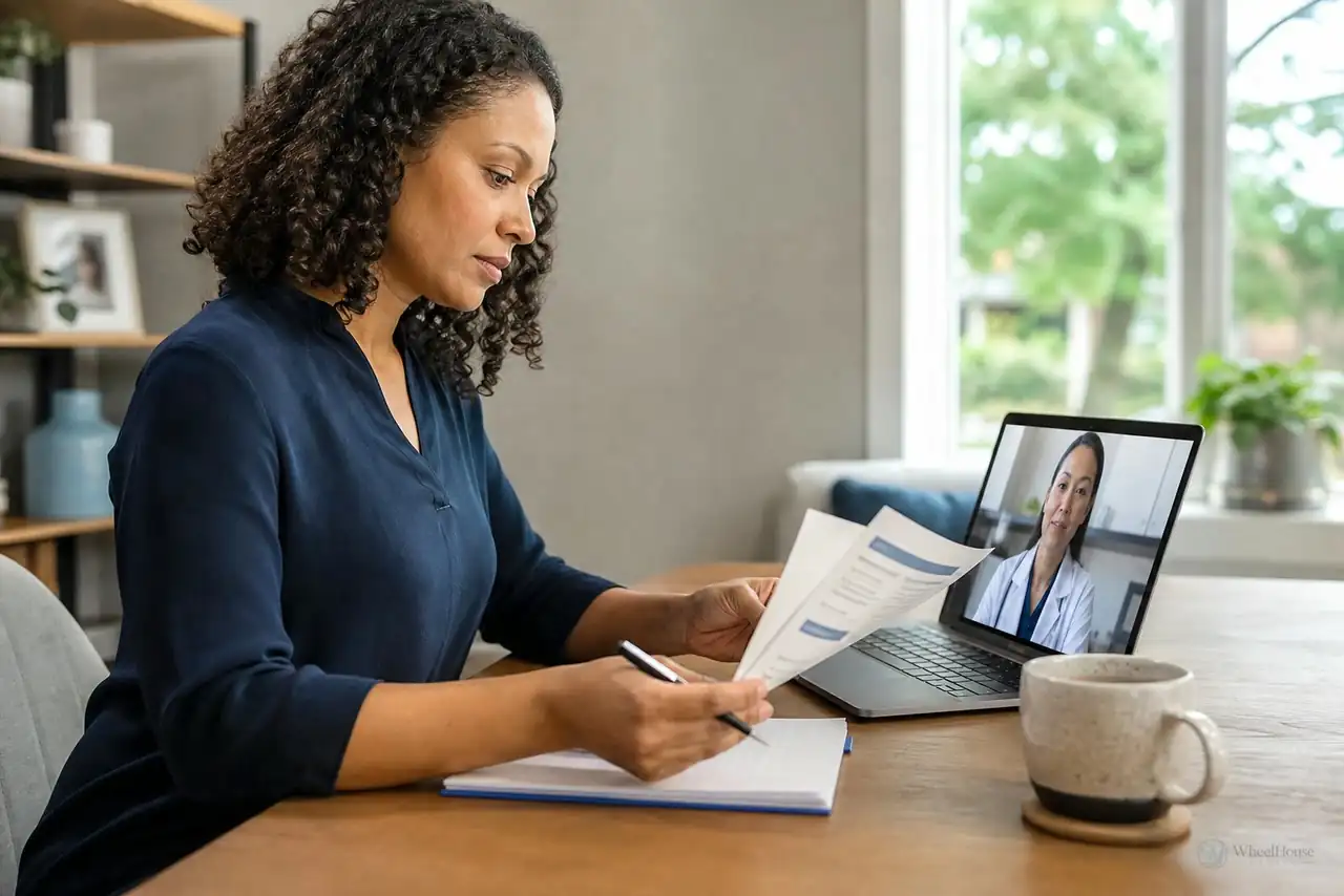 WheelHouse Health guide to choosing between telehealth, urgent care, and emergency care
